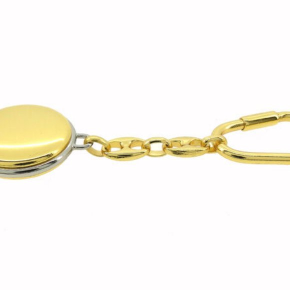 Authentic Gucci key ring Key holder Interlocking Gold Silver Woman - Picture 5 of 6